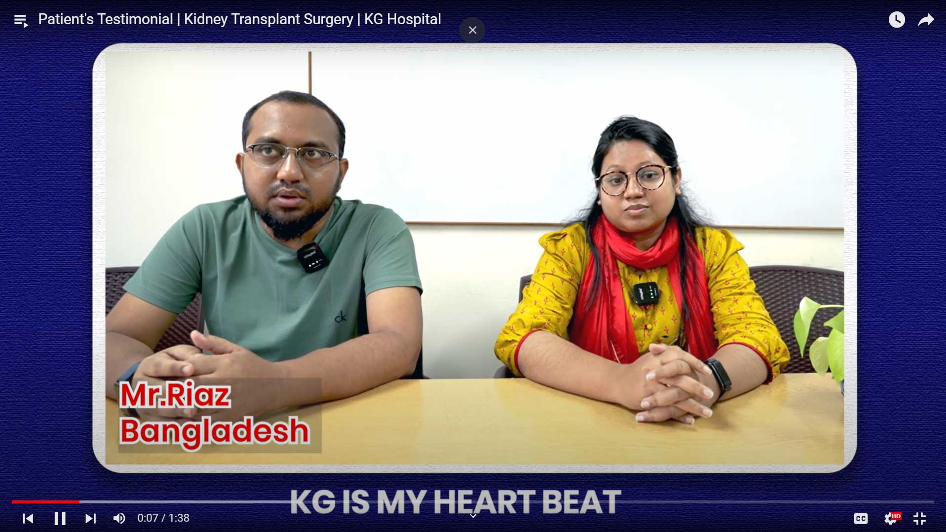 Kidney Transplant Surgery at KG Hospital